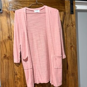 Old Navy Light Pink Open-Front Cardigan